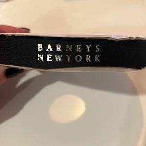 Barneys New York wrapping gift ribbon 50YDS Black and silver. Brand new.